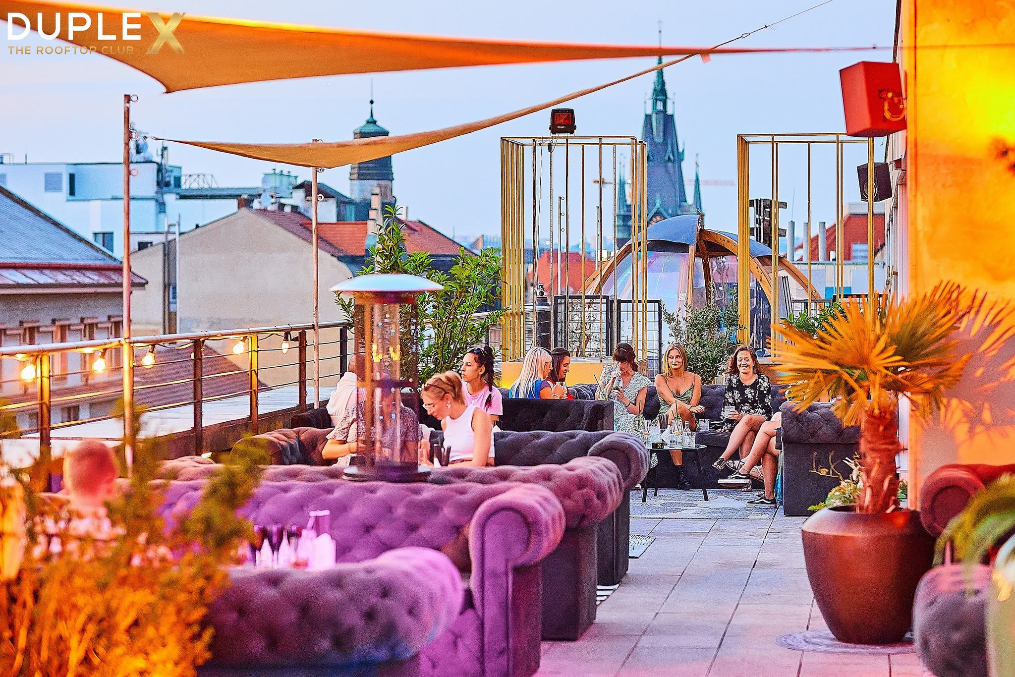 Prague rooftop bar